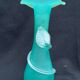Glass paste vase, art glassworks from Toul, France