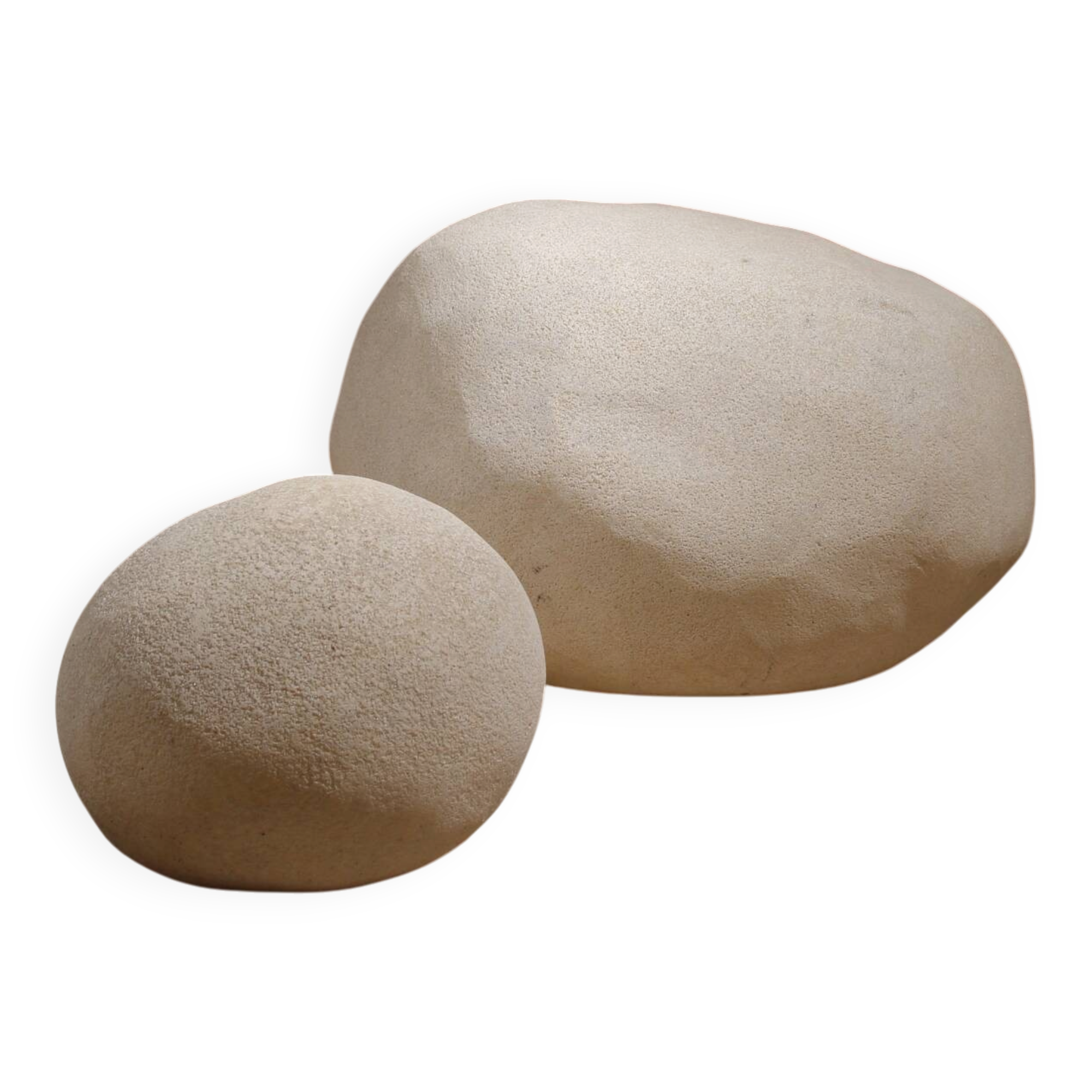 Pair of ‚Moon Rock Dora‘ Lamps by André Cazenave for Atelier A Paris