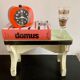 Tabouret pour enfant en formica vintage