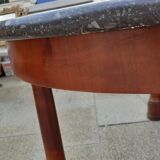 Ancient Gueridon with marble top side table empire style