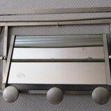 Hanger door-Hat wall aluminium with mirror 40 years