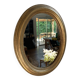 Miroir ovale en bois doré, style Napoléon III