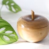 Wooden box, artisanal turning