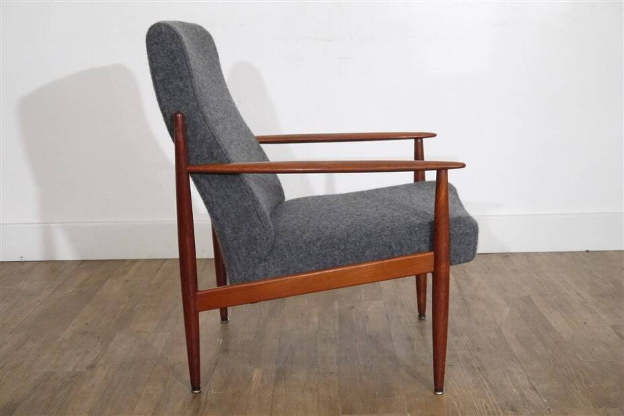 Fauteuil scandinave en teck 1960