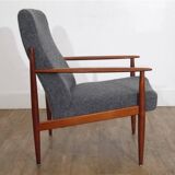 Scandinavian teak armchair 1960