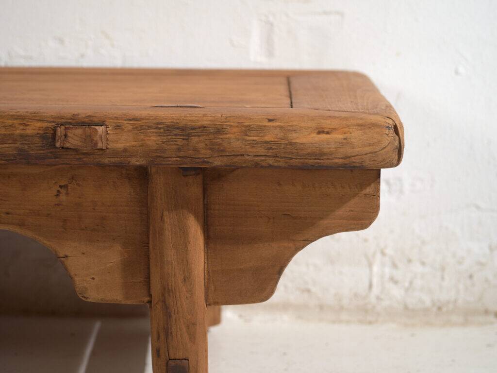 Antique Chinese kang coffee table – Primitive Chinese side table – circa 1900 #16