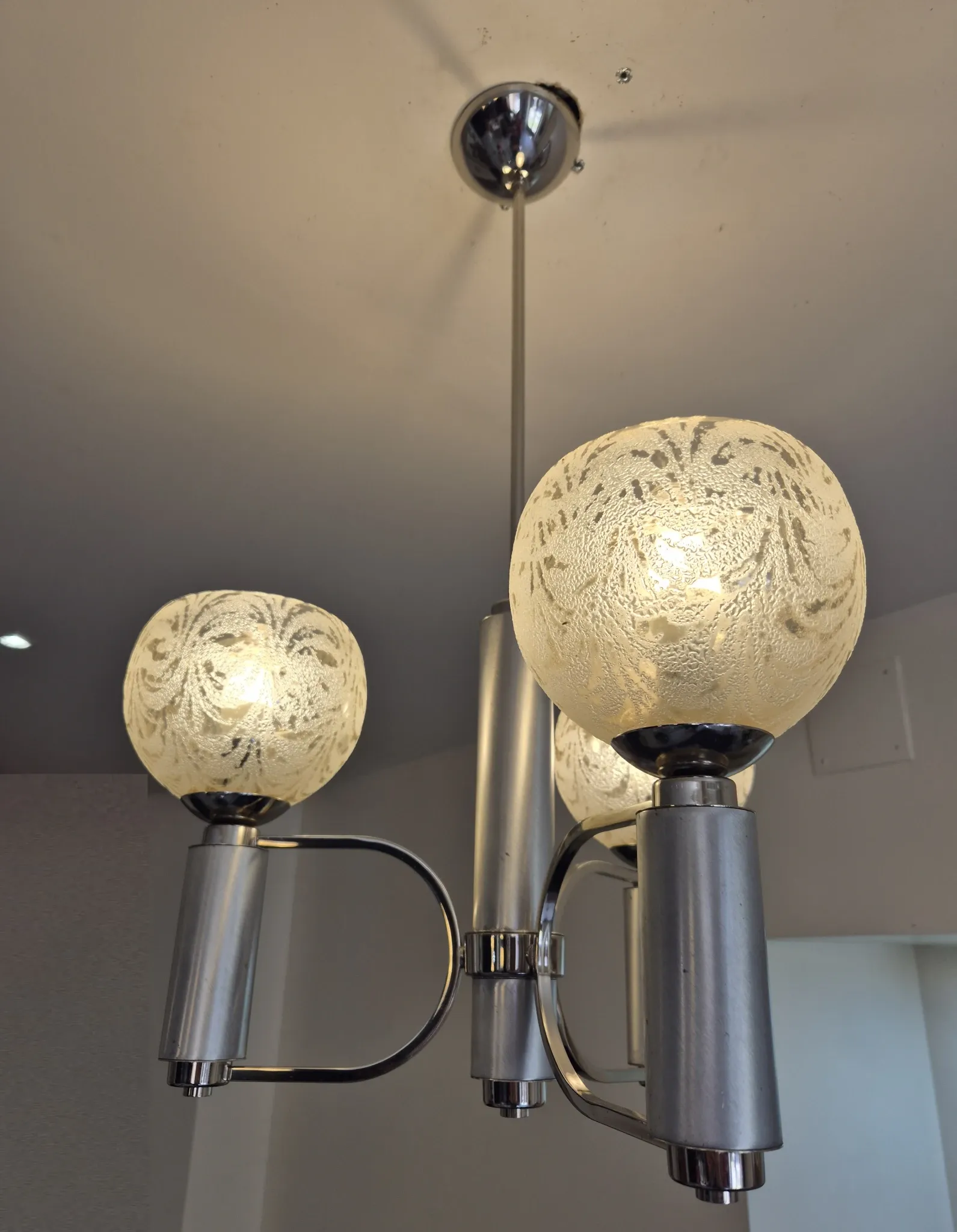 Lustre italien 3 branches 70's