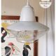 Suspension vintage soucoupe UFO style space age