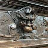 2-part Renaissance oak sideboard, 19th century work