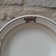 Round hollow serving dish in Salins earthenware model Nénuphar 28.5cm