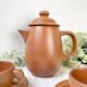 Vintage speckled stoneware coffee set Sarreguemines France from the 1950s