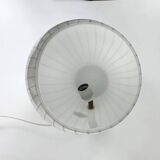 Large Murano glass table lamp with lined pattern 1950-60