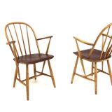 Set of 2 Scandinavian armchairs "Mod 34T", Nesto, Sweden, 1960