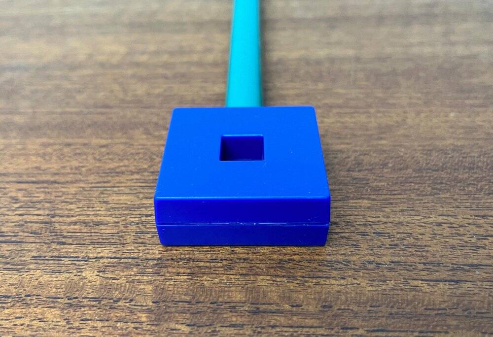 Postmodern Italian salad cutlery from the Euclid series by Michael Graves for Alessi, 1980s, set of 2.