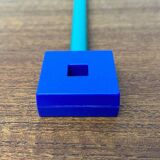 Postmodern Italian salad cutlery from the Euclid series by Michael Graves for Alessi, 1980s, set of 2.