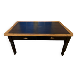 Bureau ancien cuir noir