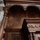 Important walnut buffet style Renaissance