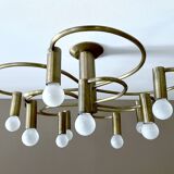 Large vintage architectural ceiling light