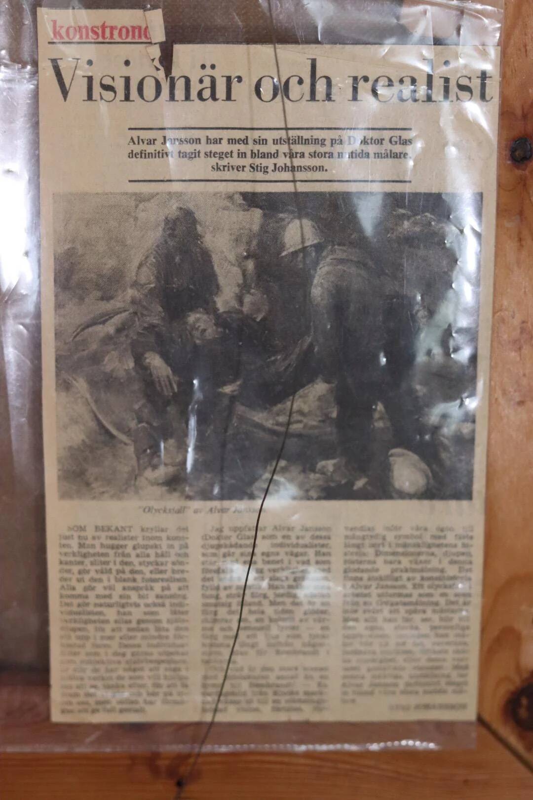 Swedish Oil on Canvas – "Obscured by Trees" by Alvar Jansson