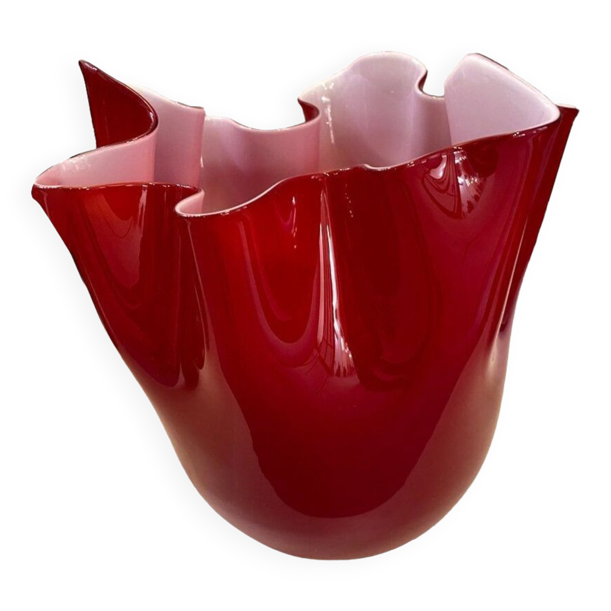 Murano glass vase