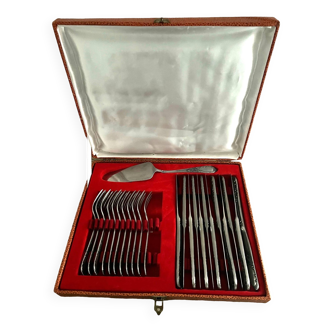 Case/box 24 pieces stainless steel dessert cutlery Amefa