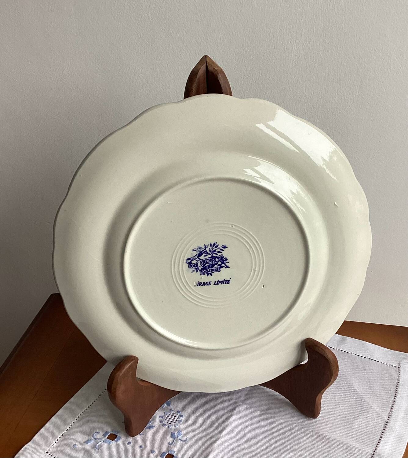 Assiette boch frères « keramis » - vintage