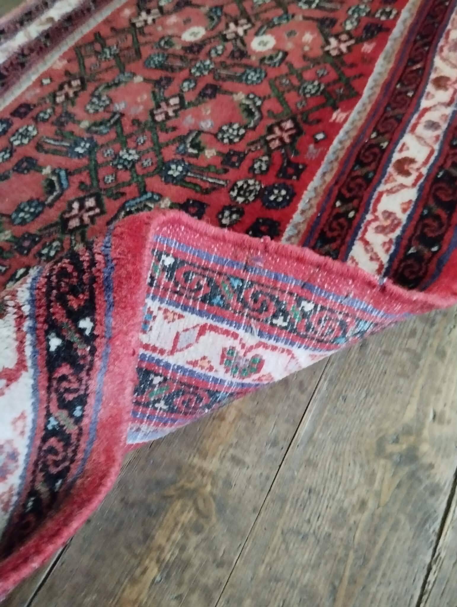 Tapis de couloir Hamadan fait main 200x79cm