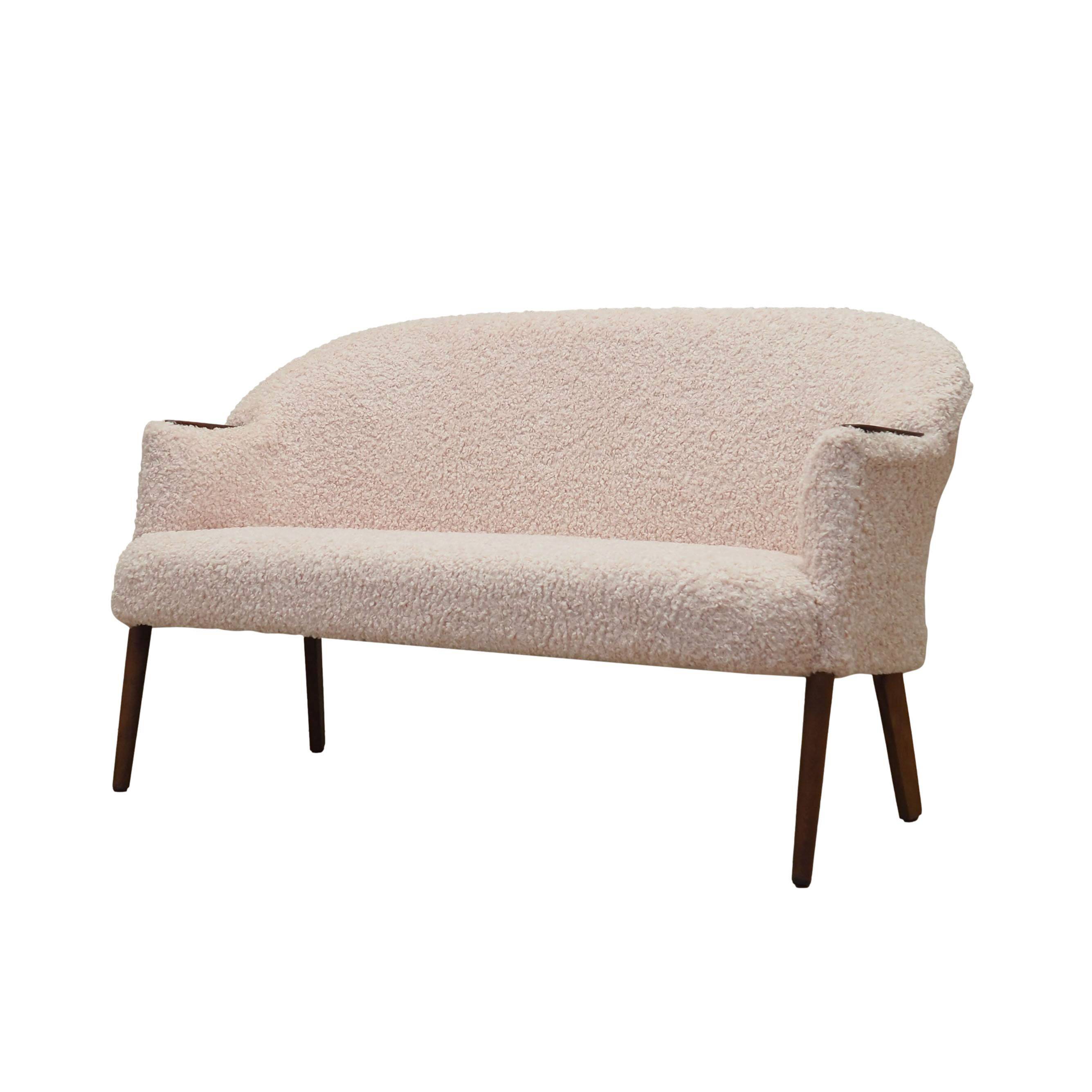 Cream sofa, Danish design, 1970s, production: Denmark