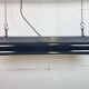 Grey Enamel Industrial Hanging Tube Light, 1960s