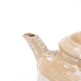 Puisaye stoneware teapot by Pierre Lion, 1960s
