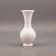 Vintage white porcelain vase Royal Porzellan Royal Bavaria KPM with textured patterns.