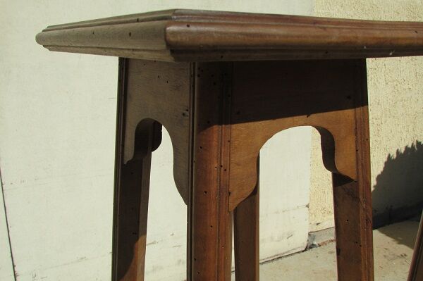Pair of tall walnut harnesses