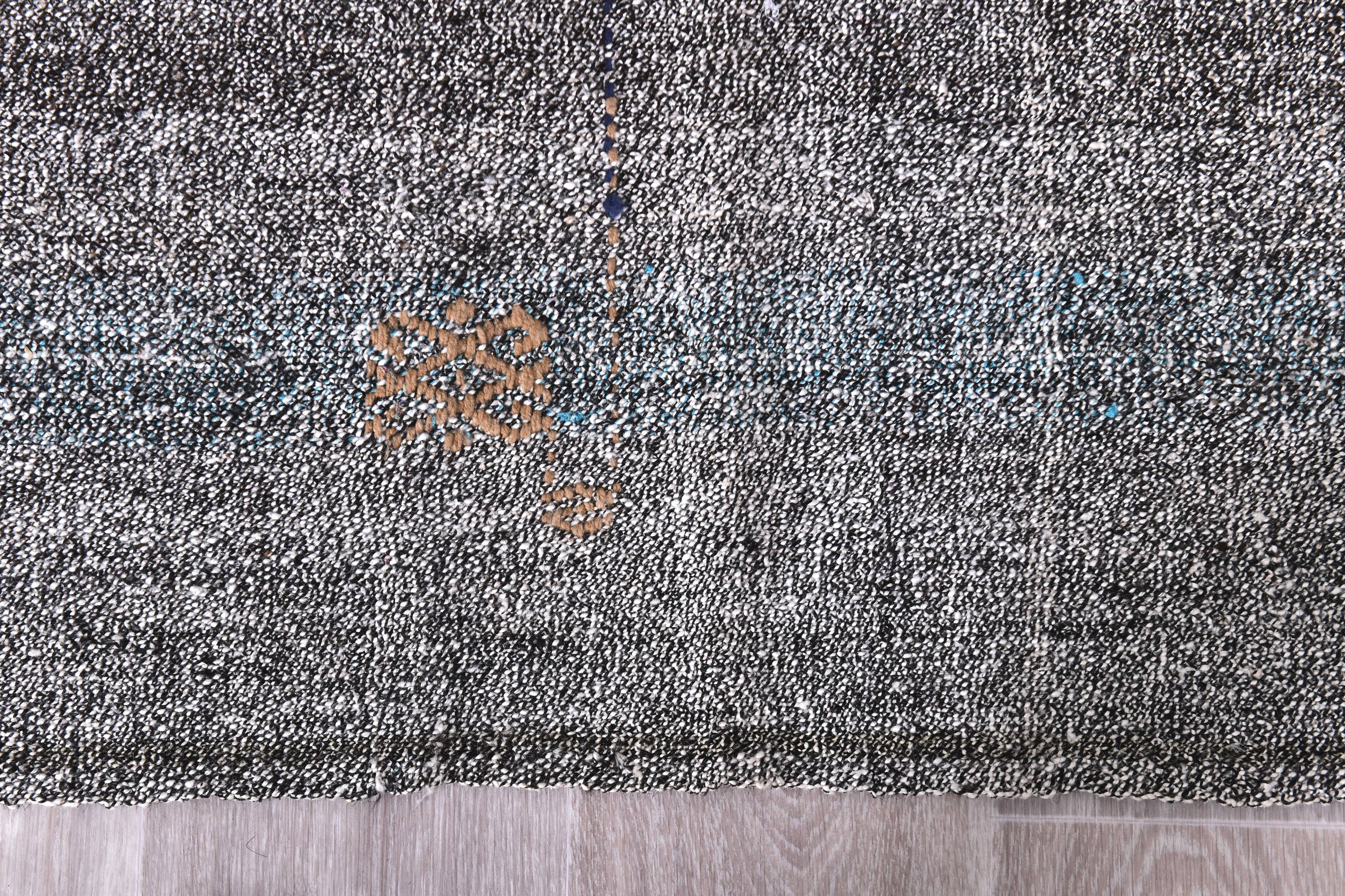 Gray Black Turkish Kilim Rug 159x247Cm SK 240591
