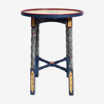 Round pedestal table, 1960s.