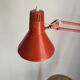 Vintage 1970s carrot Twist T1 architect lamp - 65 cm