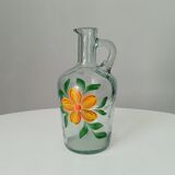 Vintage pitcher made of blown glass