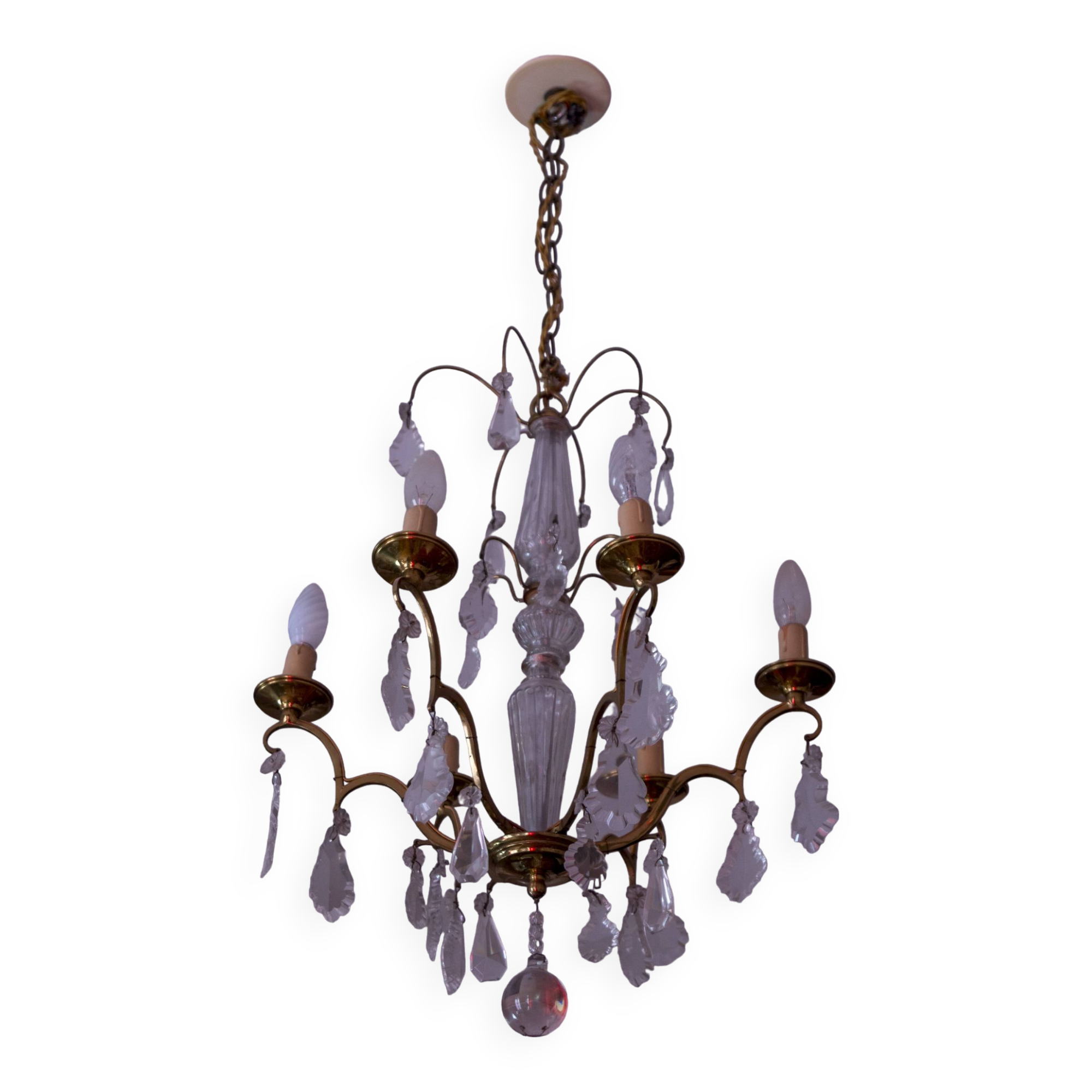 Lustre à papilles 6 branches
