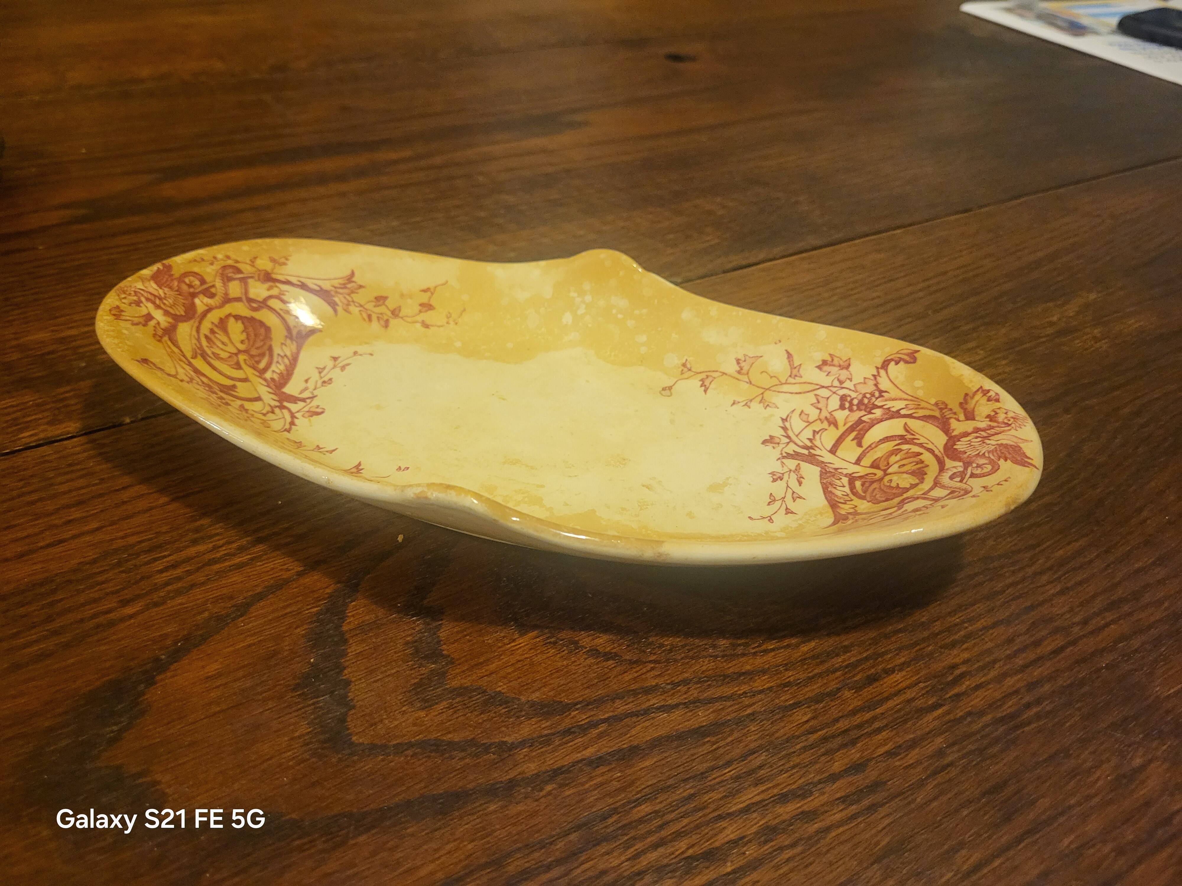 Old serving platter - ironstone