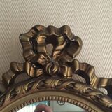 Miroir en bois doré
