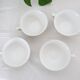 Set of 4 ceramic cups, bistro type, French manufacture