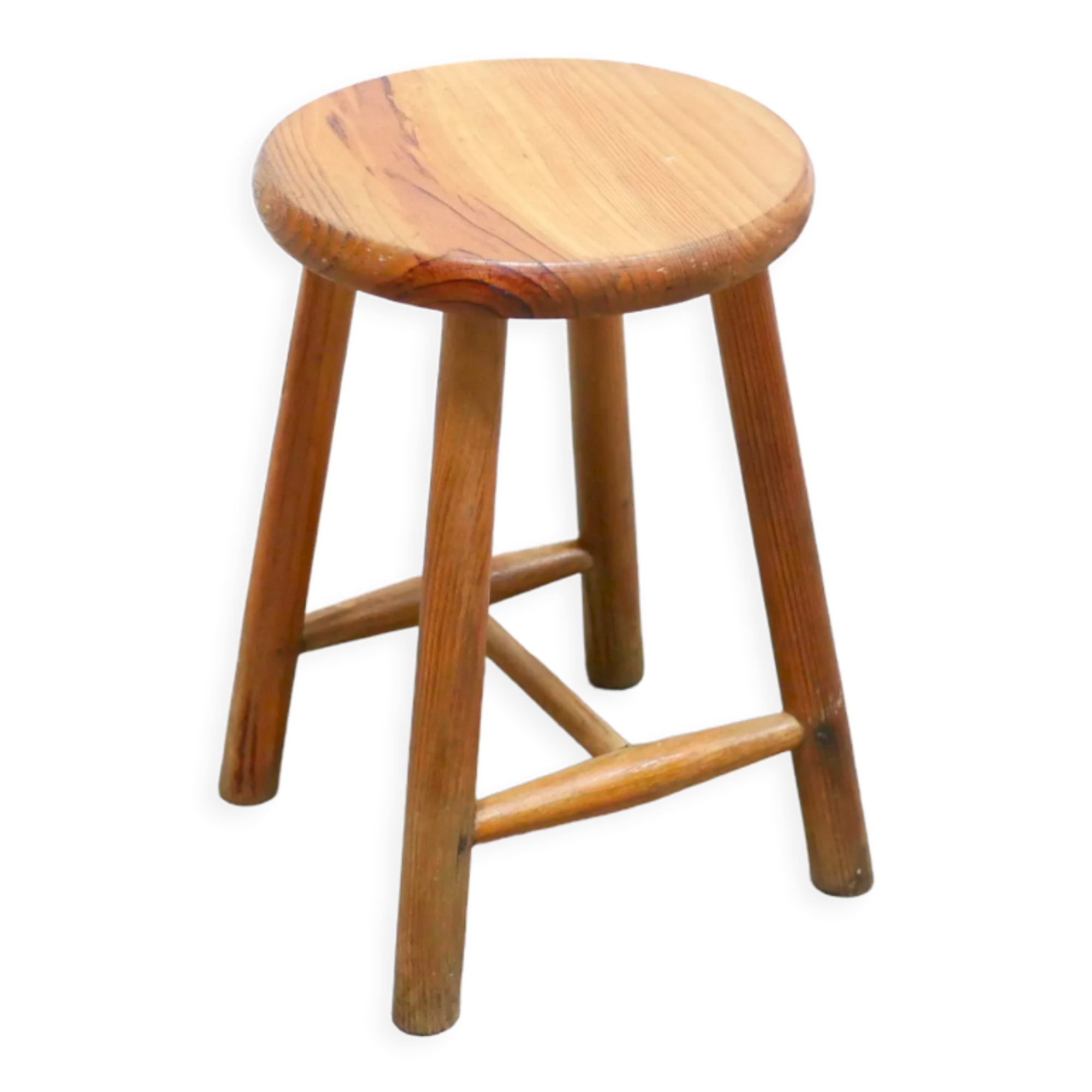 Vintage pine stool