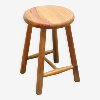 Vintage pine stool