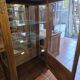 Vitrine art déco en acajou années 1930