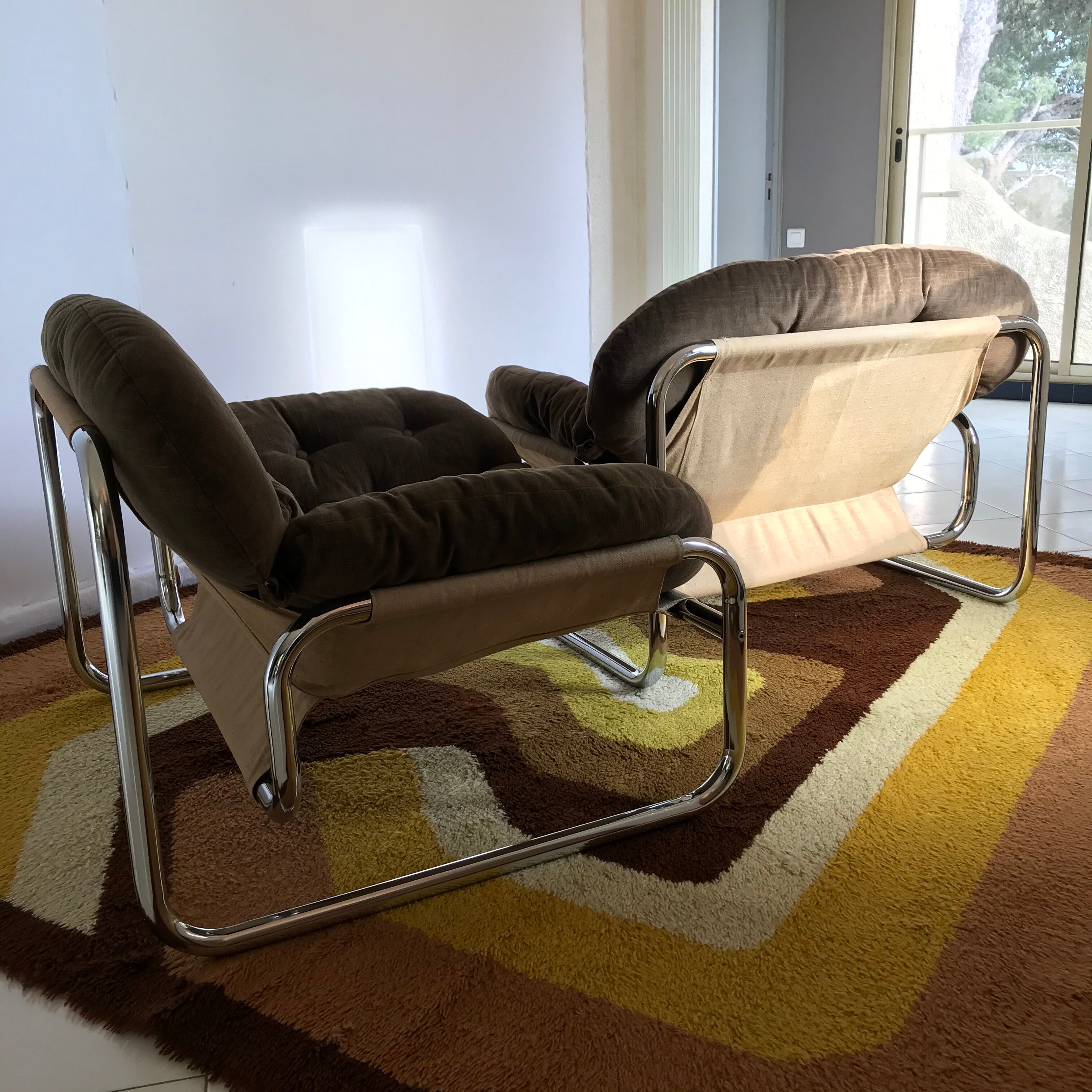 Pair of armchairs by John Bertil Häggström for Swed-Form, 70s