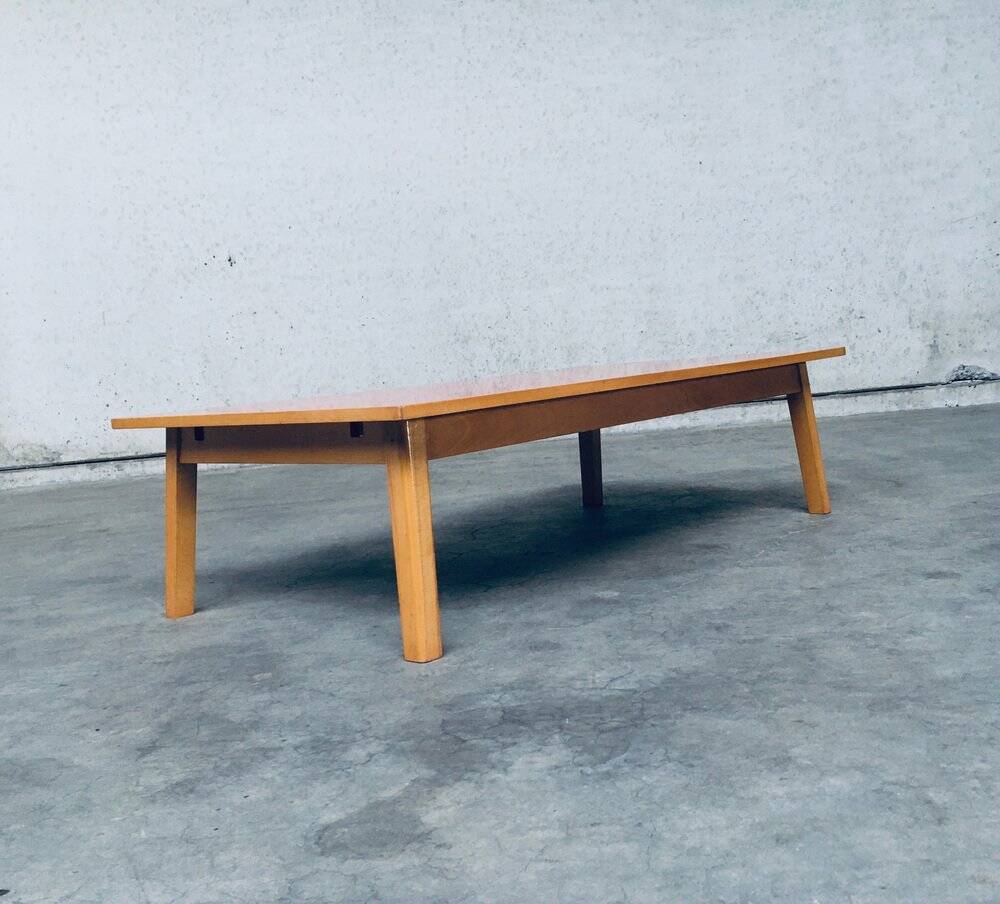 Mid-Century Red Coffee Table, Belgium, 1950s