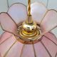 Suspension en laiton et nacre rose