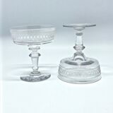 Clichy champagne glasses