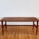Table basse scandinave en teck
