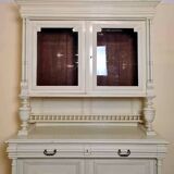 pretty white lacquered Renaissance style sideboard circa 1850