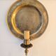 Set of 2 vintage wall sconces Ari KV 1500 – patinated bronze – Ø 25 cm